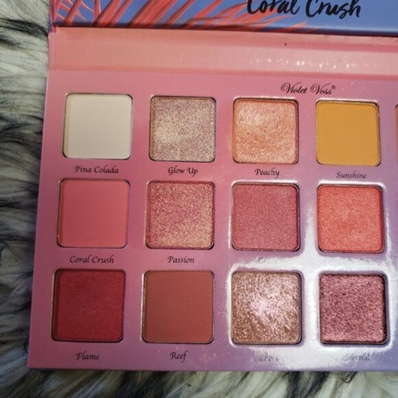 Violet Voss Coral Crush Eyeshadow Palette Sephora Makeup Beauty Eyeshadow Pink - Picture 5 of 10